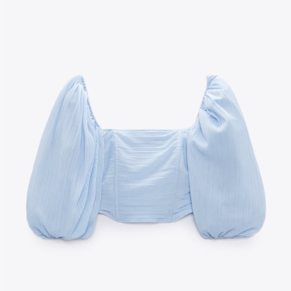 New Zara Organza Top Size SMALL
